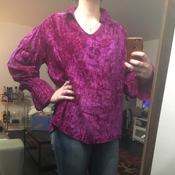 Pink Austin Powers-Esque shirt - Picture 4 of 4